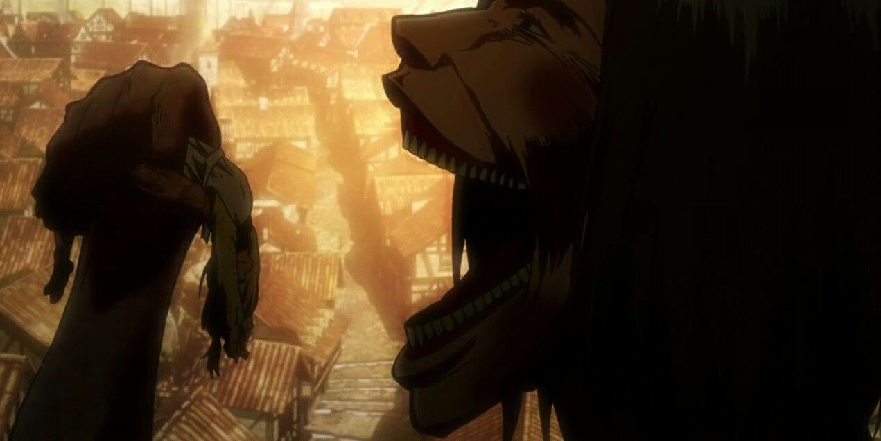 Carla eaten by the smilin titan attack on titan Cropped 1 - Attack On Titan Shop