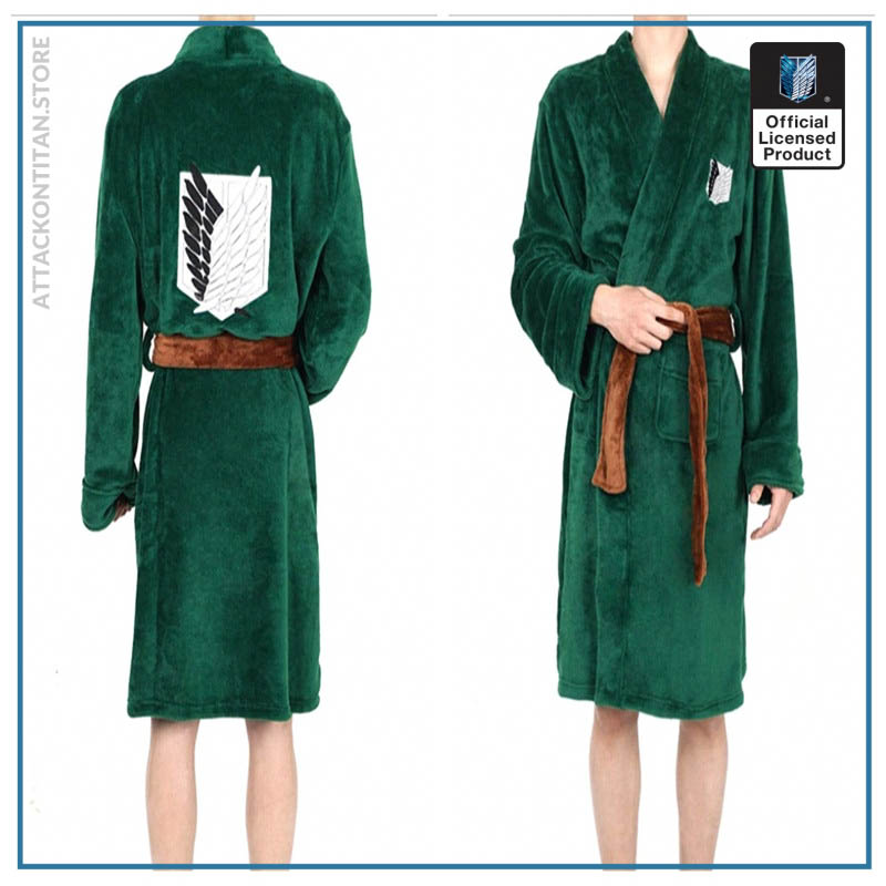 2020 Anime Attack on Titan cosplay Levi Ackerman Wings of Liberty Jumpsuit pajamas Bathrobe Flannel adult 1 - Attack On Titan Shop