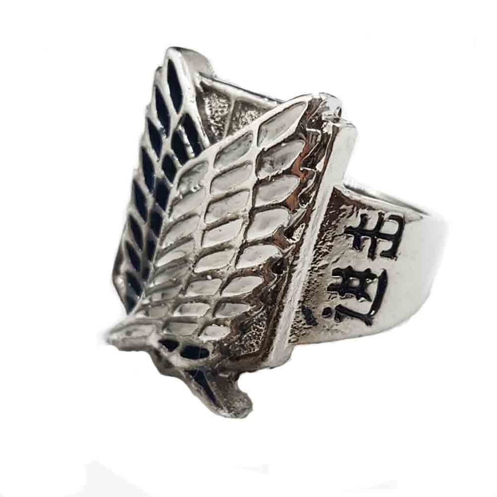 9 styles Hot Anime 1pcs lot Attack on Titan Rings Can Drop shipping Metal High Quality - Attack On Titan Shop