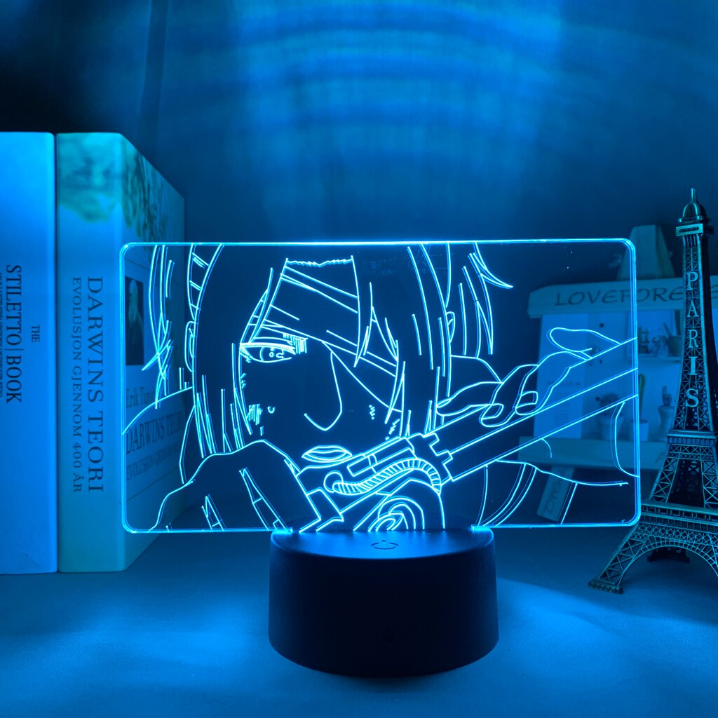 Anime 3d Lamp Attack On Titan Hange Zoe Light For Bedroom Decoration Kids Gift Attack On 1 - Attack On Titan Shop
