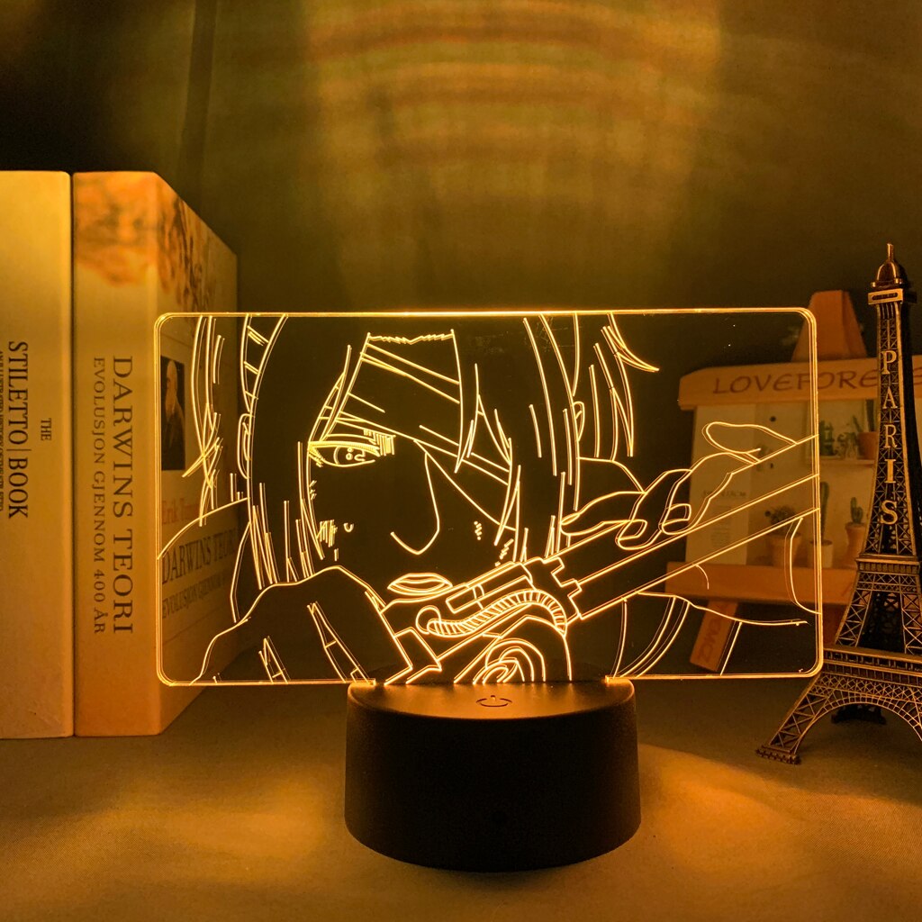 Anime 3d Lamp Attack On Titan Hange Zoe Light For Bedroom Decoration Kids Gift Attack On 2 - Attack On Titan Shop