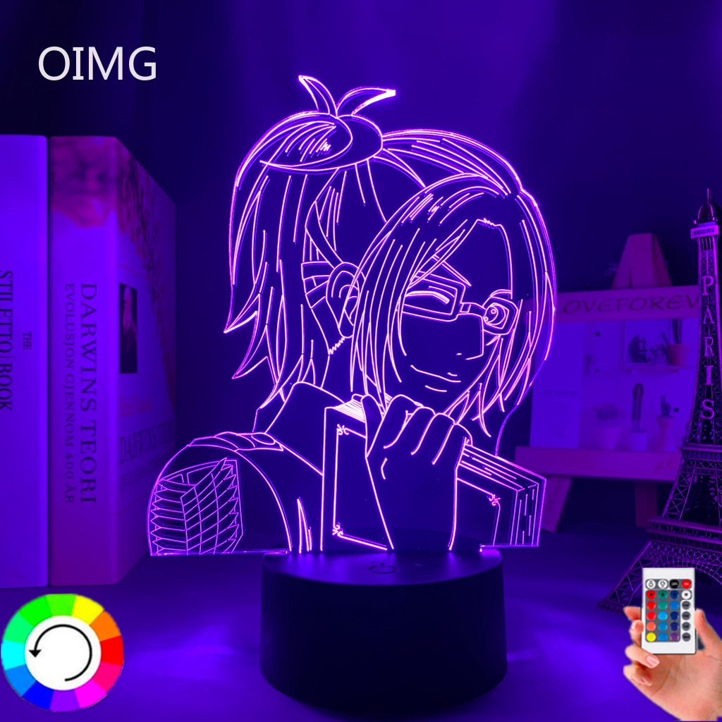 Anime 3d Light Attack on Titan Hange Zoe Lamp for Home Decor Birthday Gift Manga Attack - Attack On Titan Shop