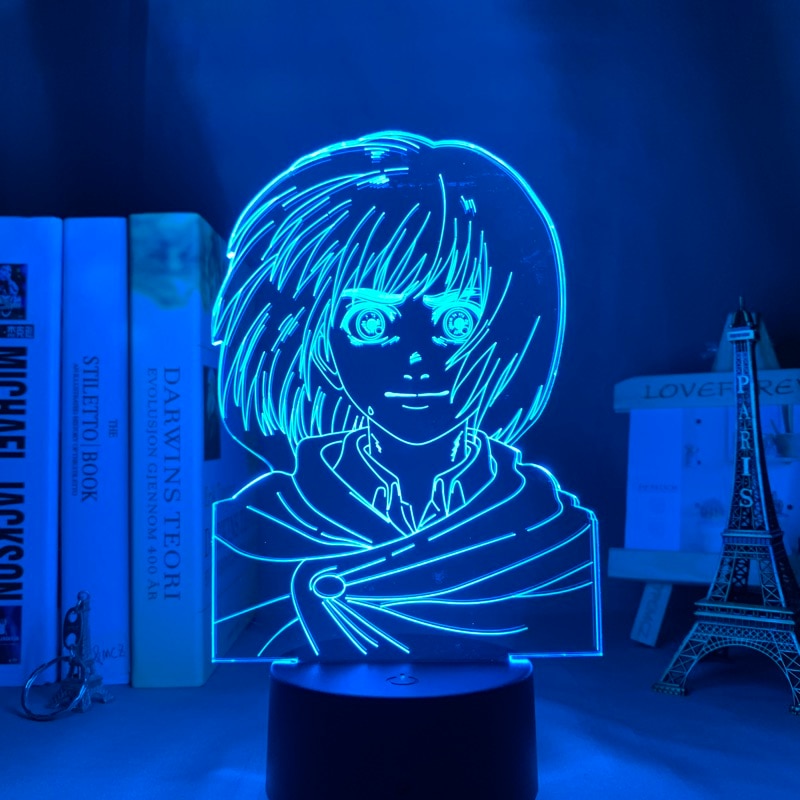 Anime Attack On Titan 3d Lamp Armin Arlert Light For Bedroom Decoration Kids Gift Attack On 8 - Attack On Titan Shop