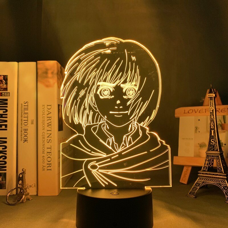 Anime Attack on Titan 3d Lamp Armin Arlert Light for Bedroom Decoration Kids Gift Attack on 1 - Attack On Titan Shop