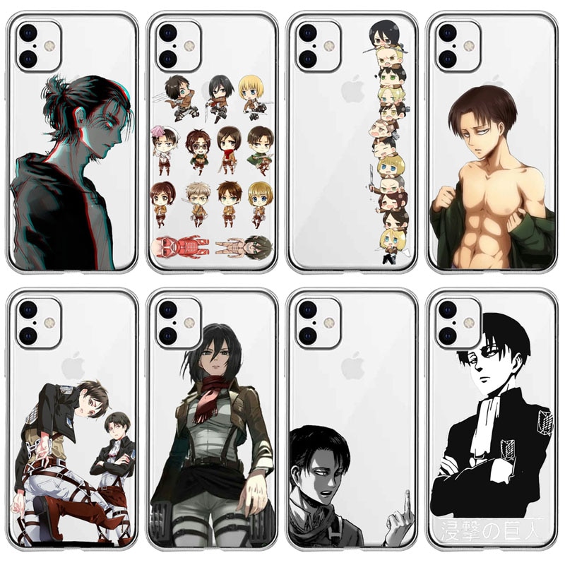 Anime Japanese attack on Titan Phone Case For iphone 12 mini 11 pro XS MAX 8 2 - Attack On Titan Shop