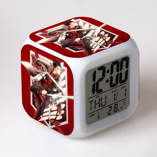 Anime toy Attack On Titan Ackerman 7 Colors Change Touch light Alarm Clock Action Figures for 4.jpg 640x640 4 - Attack On Titan Shop