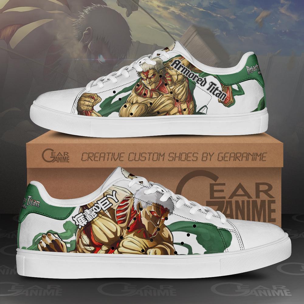 Armored Titan Skate Sneakers Uniform Attack On Titan Anime Shoes PN10 - Attack On Titan Shop