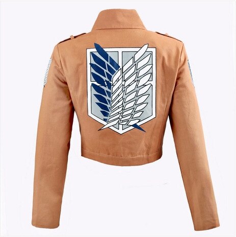 Attack On Titan Cosplay Costume Eren Jaeger Leather Skirt Mikasa Ackerman Suit Cloak Jacket Scout Regiment 1 - Attack On Titan Shop
