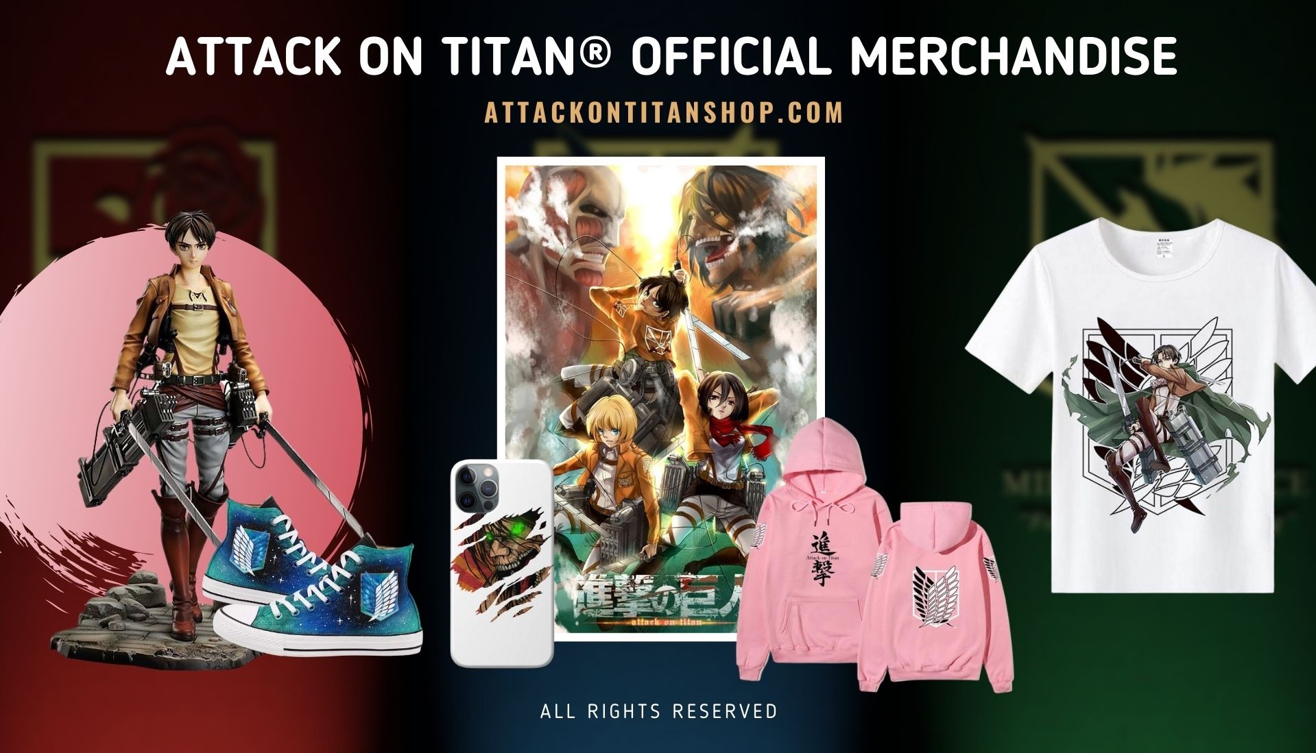 Welcome to Attack On Titan Merch Shop