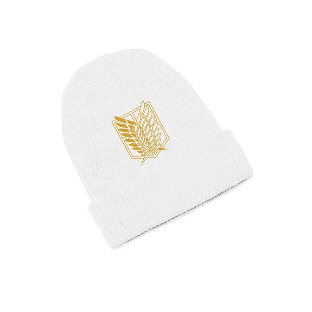 Attack on Titan Wings of Freedom Anime Skullies Caps Knitted Beanies Winter Warm Hats Men Women 5.jpg 640x640 5 - Attack On Titan Shop