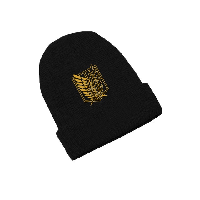 Attack on Titan Wings of Freedom Anime Skullies Caps Knitted Beanies Winter Warm Hats Men Women 9.jpg 640x640 9 - Attack On Titan Shop