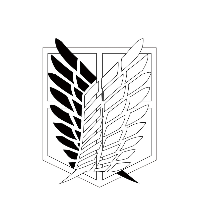 Attack on titan Wings of Liberty Cosplay Props Waterproof Animation Cartoon Logo Temporary Tattoo Stickers XR062 3 - Attack On Titan Shop