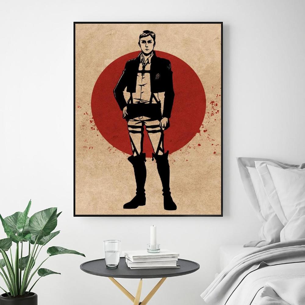 Erwin Smith Anime Art Canvas Poster Print Home Decor Painting No Frame 2 - Attack On Titan Shop