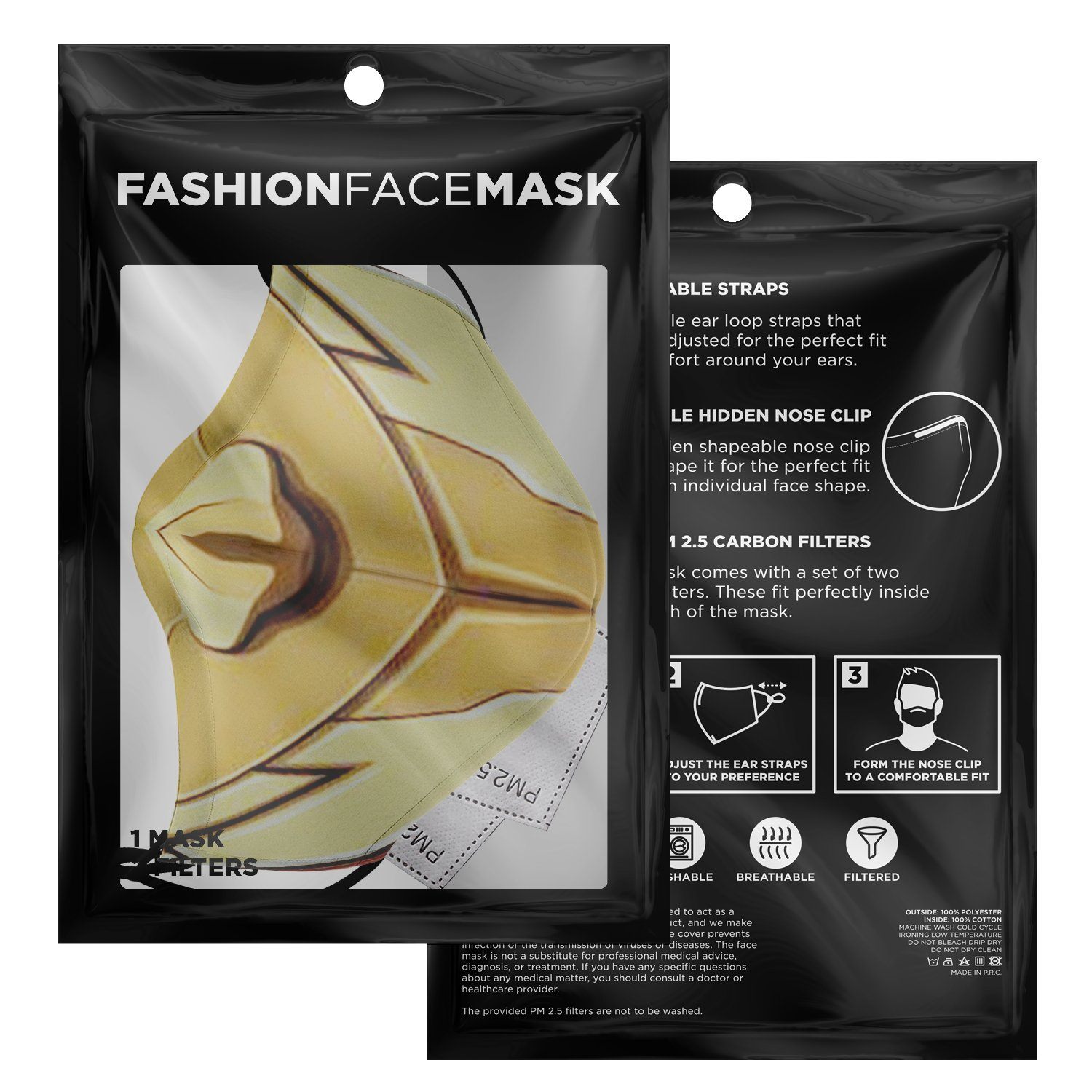 armored titan attack on titan premium carbon filter face mask 164861 - Attack On Titan Shop