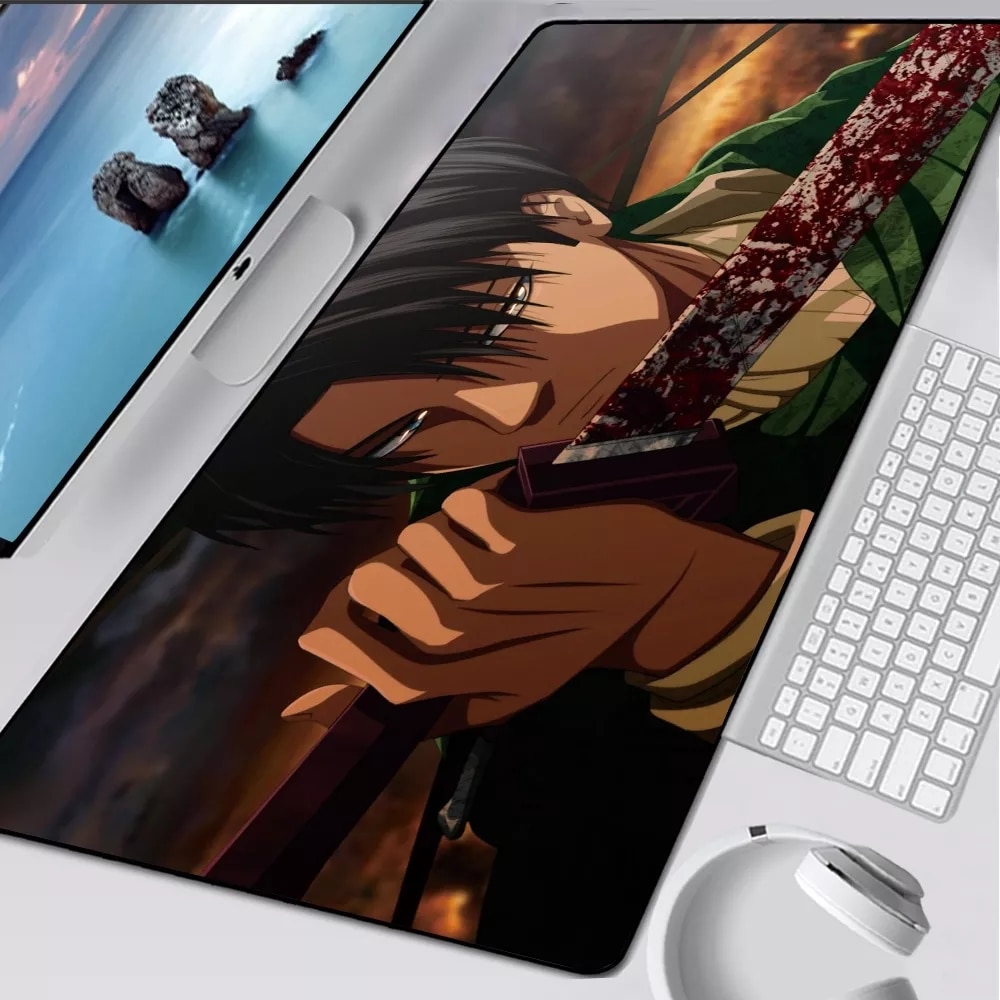 attack on titan mouse pad large size for mouse keyboard 6 - Attack On Titan Shop