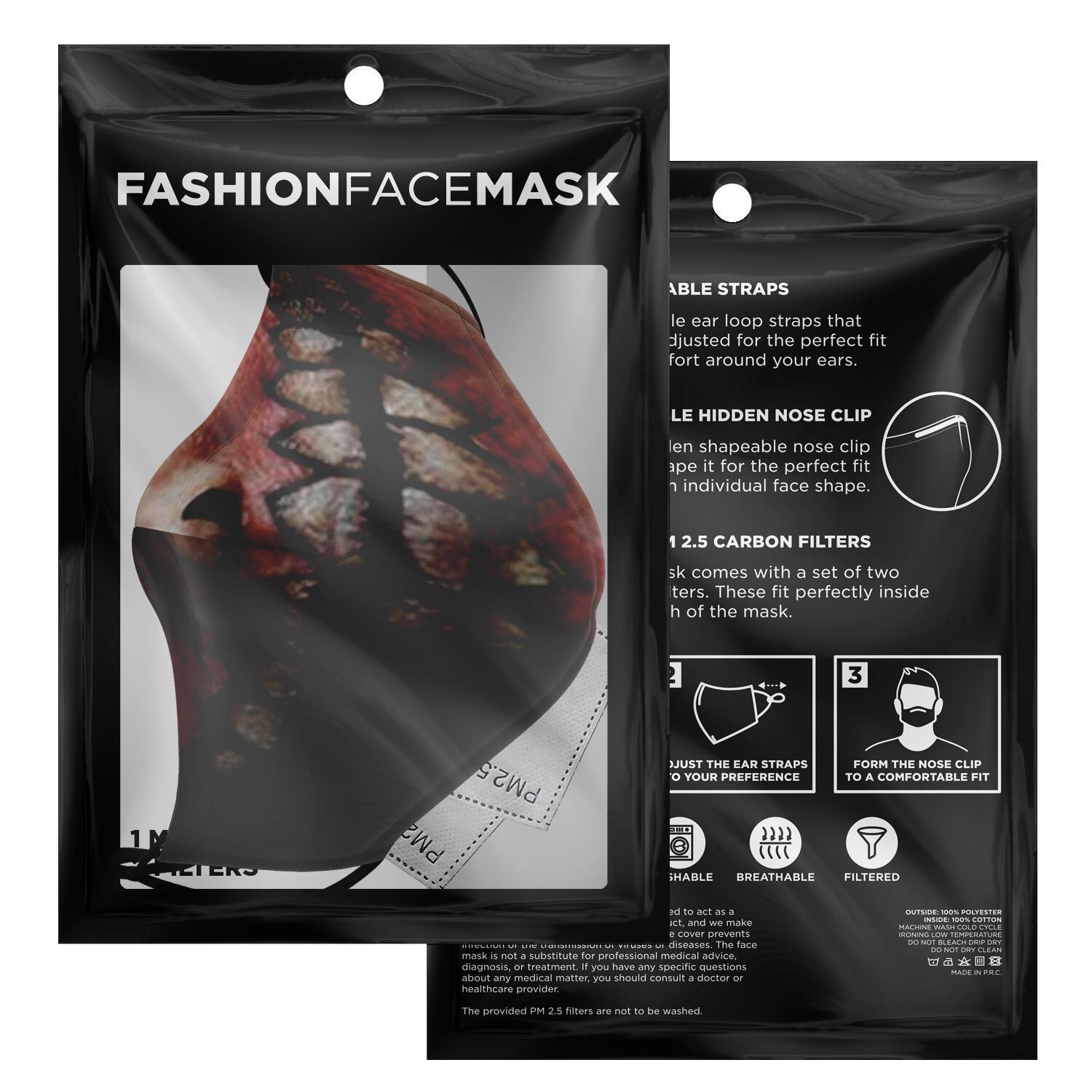 jaw titan v2 attack on titan premium carbon filter face mask 524349 - Attack On Titan Shop
