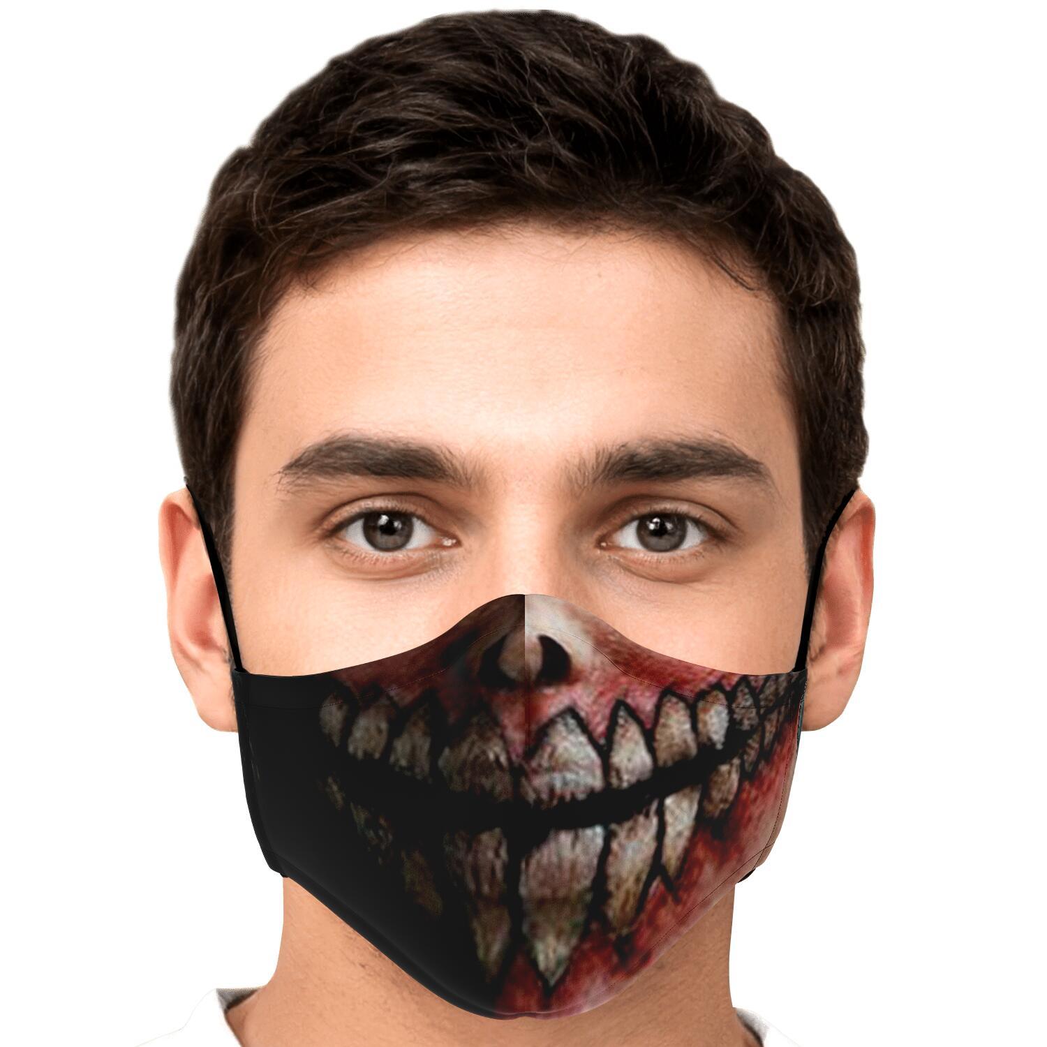 jaw titan v2 attack on titan premium carbon filter face mask 973745 - Attack On Titan Shop