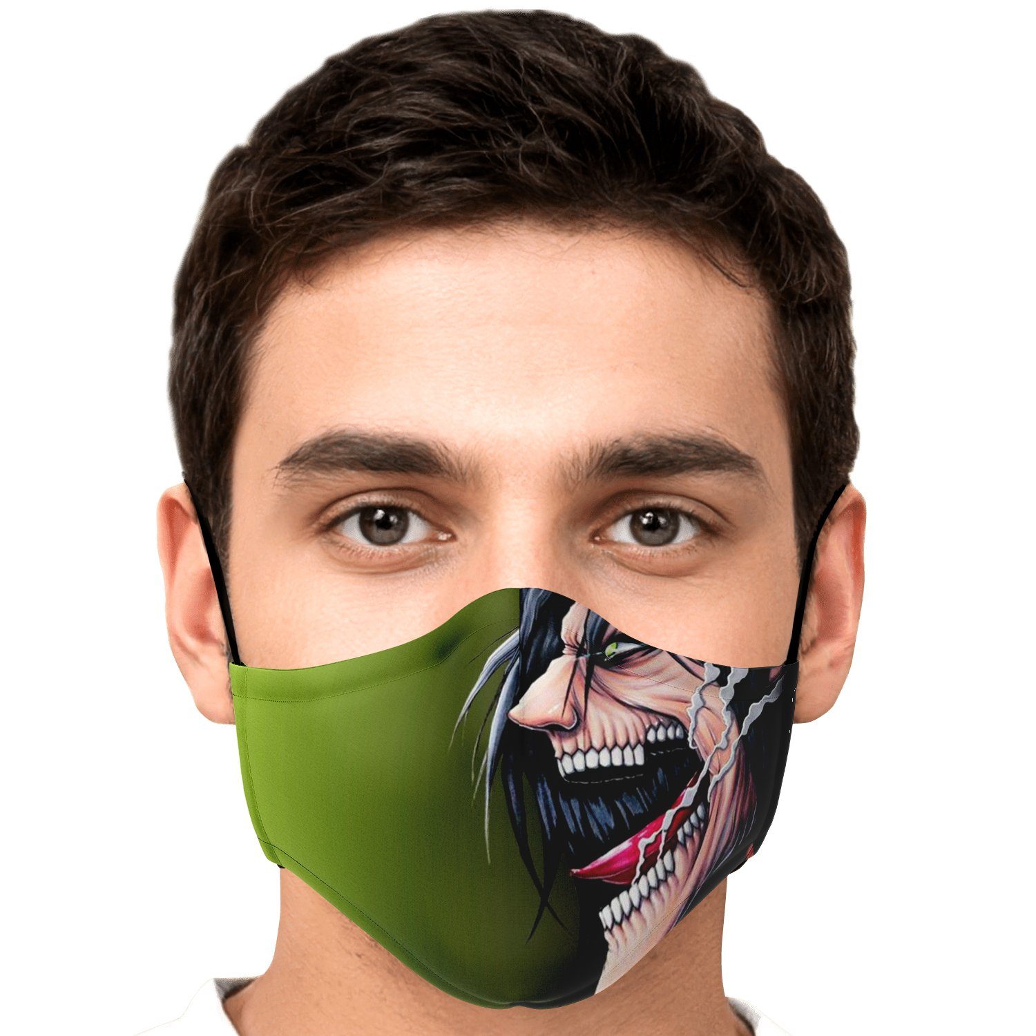 jaw titan v4 attack on titan premium carbon filter face mask 756501 - Attack On Titan Shop