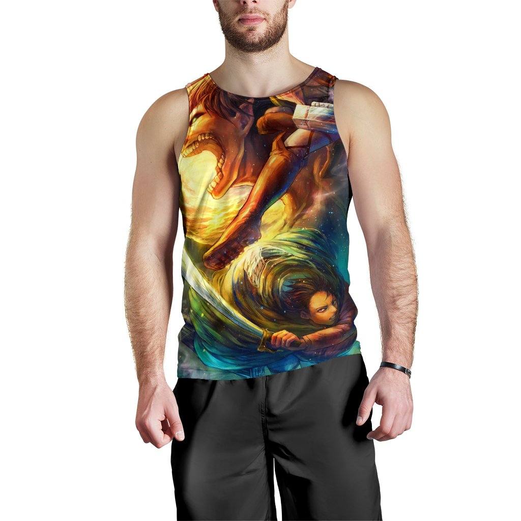 vibrant attack on titan premium tank top 921515 2 - Attack On Titan Shop