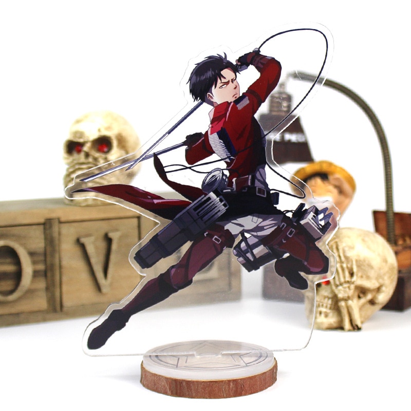 Attack on Titan Anime Figure Acrylic Stand Model Toy Levi Ackerman Action Figures Decoration Anime Lovers - Attack On Titan Shop