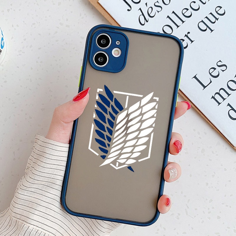 Anime Japanese Attack on Titan Phone Case for Iphone 12 Mini 11 Pro XS MAX 8 5 - Attack On Titan Shop