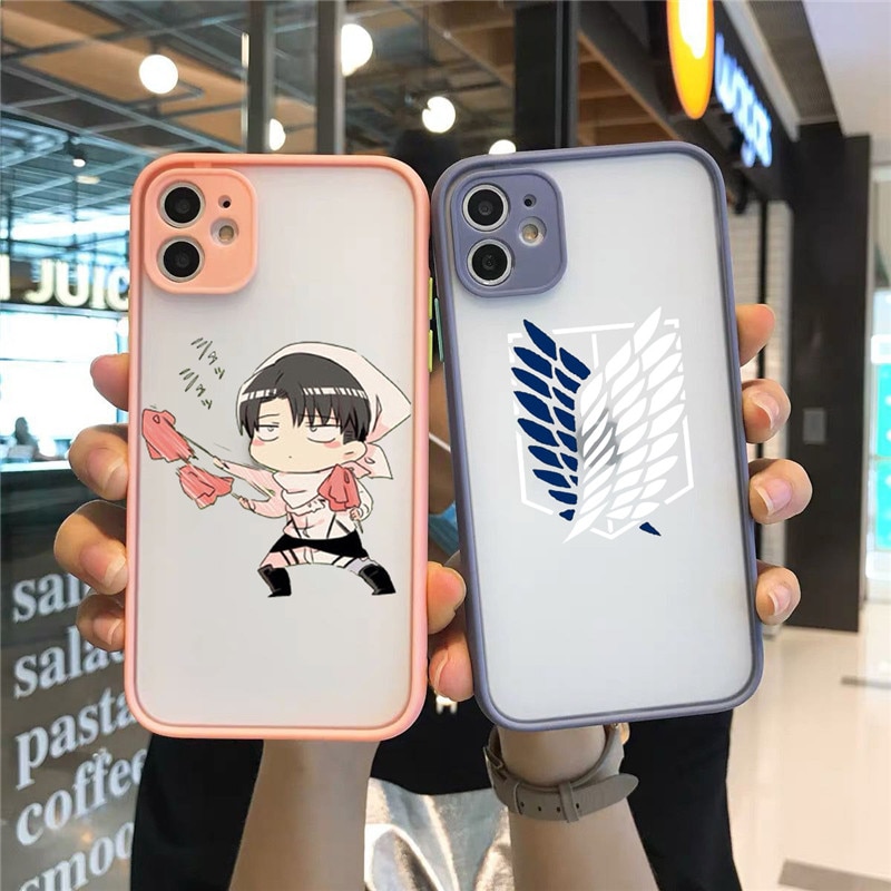 Anime Japanese Attack on Titan Phone Case for Iphone 12 Mini 11 Pro XS MAX 8 6 - Attack On Titan Shop