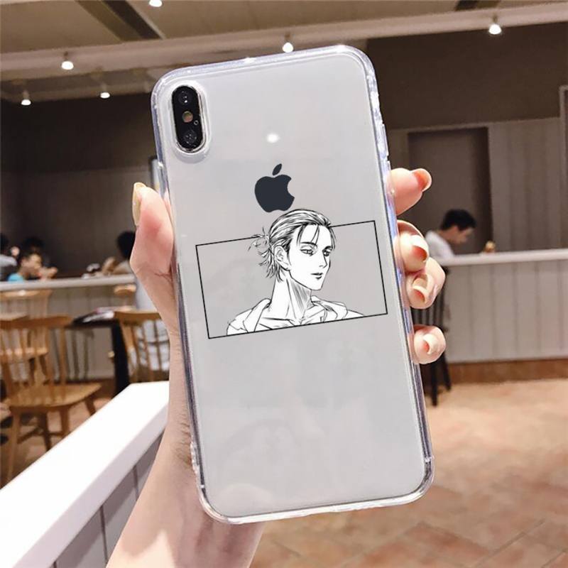 Attack on Titan Eren Jaeger Phone Case For iphone 13 12 11 8 7 6s 6 3 - Attack On Titan Shop