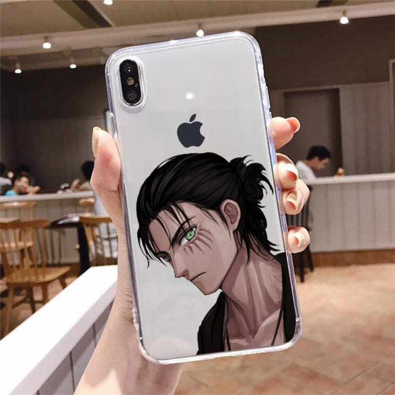 Attack on Titan Eren Jaeger Phone Case For iphone 13 12 11 8 7 6s 6 5 - Attack On Titan Shop