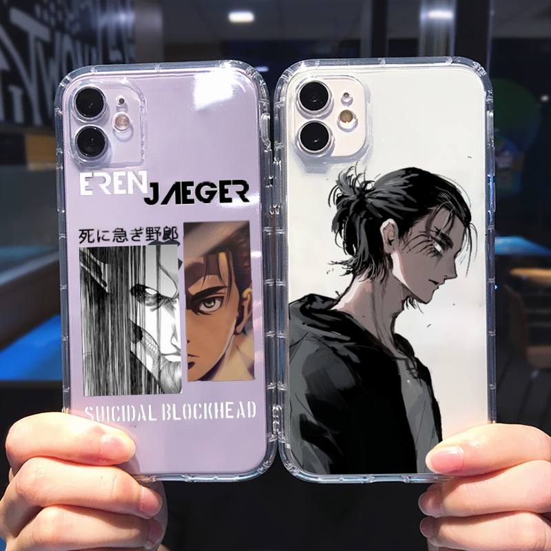 Attack on Titan Eren Jaeger Phone Case For iphone 13 12 11 8 7 6s 6 6 - Attack On Titan Shop