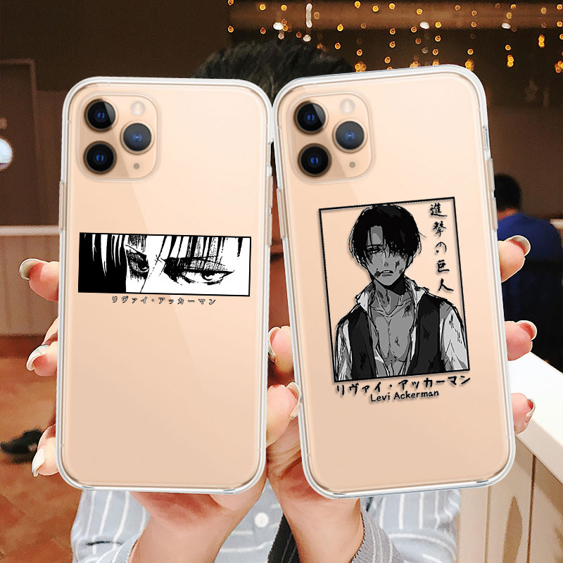 Funny Japanese Anime Phone Case for Iphone 13 12 11 Pro XS MAX 8 7 6S 6 - Attack On Titan Shop