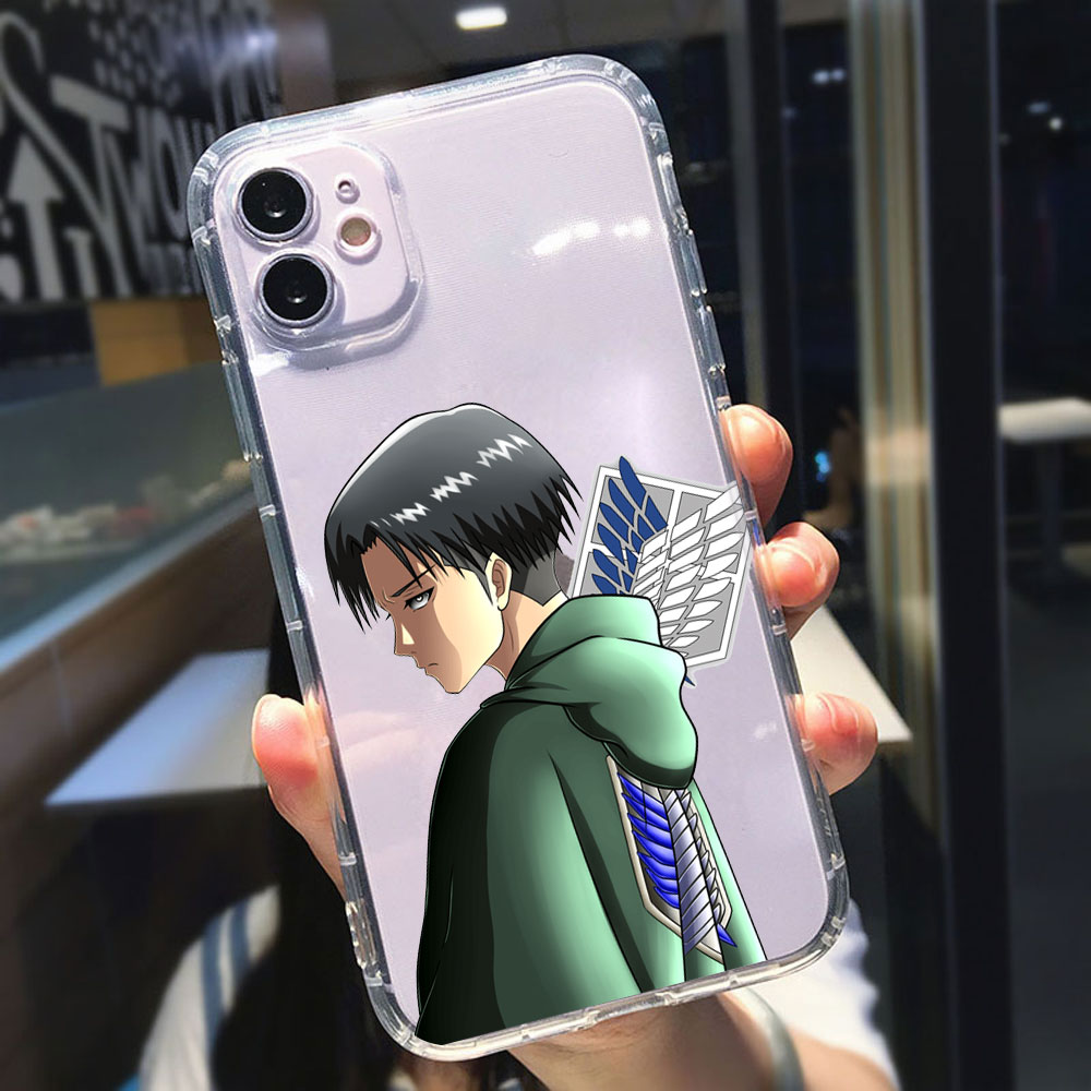 PUNQZY Attack On Titan Levi Ackerman Phone Case For iPhone 13 12 11 PRO MAX XR 1 - Attack On Titan Shop