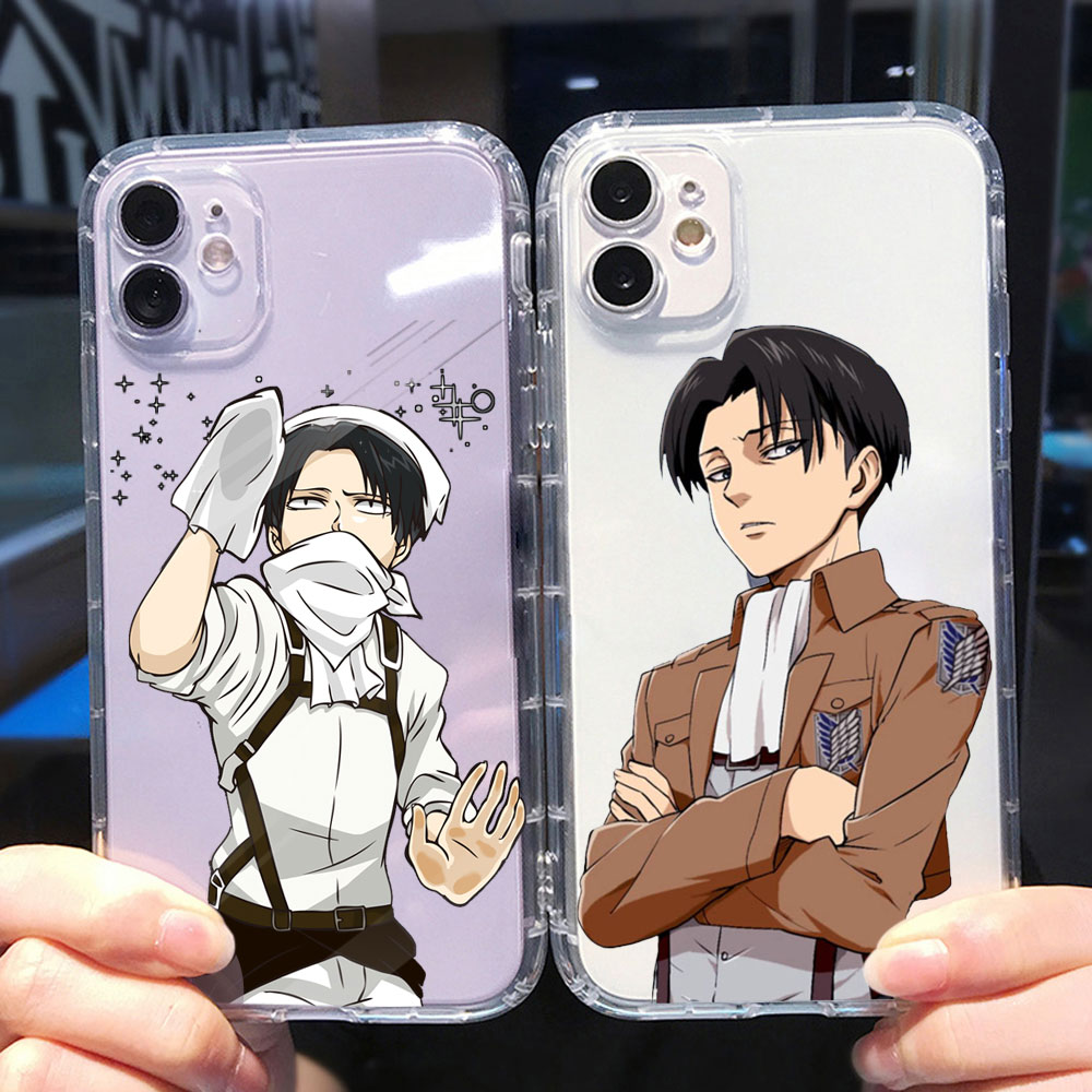 PUNQZY Attack On Titan Levi Ackerman Phone Case For iPhone 13 12 11 PRO MAX XR 6 - Attack On Titan Shop